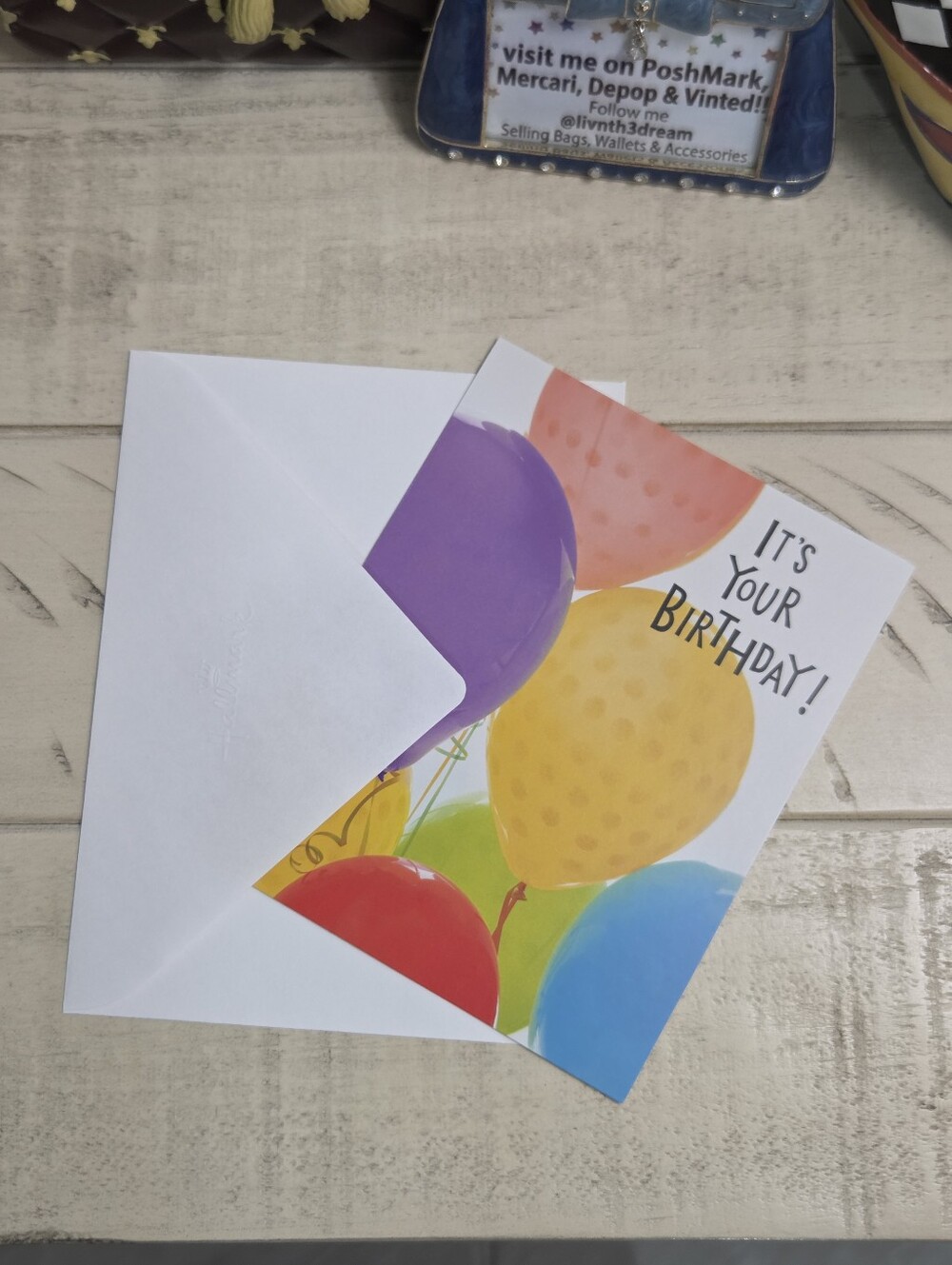 Hallmark Balloon Birthday Card "It's Your Birthday!" New with Envelope